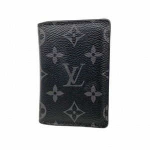 Louis Vuitton Monogram Eclipse Organizer de Poche M61696 Black Men's Card Case